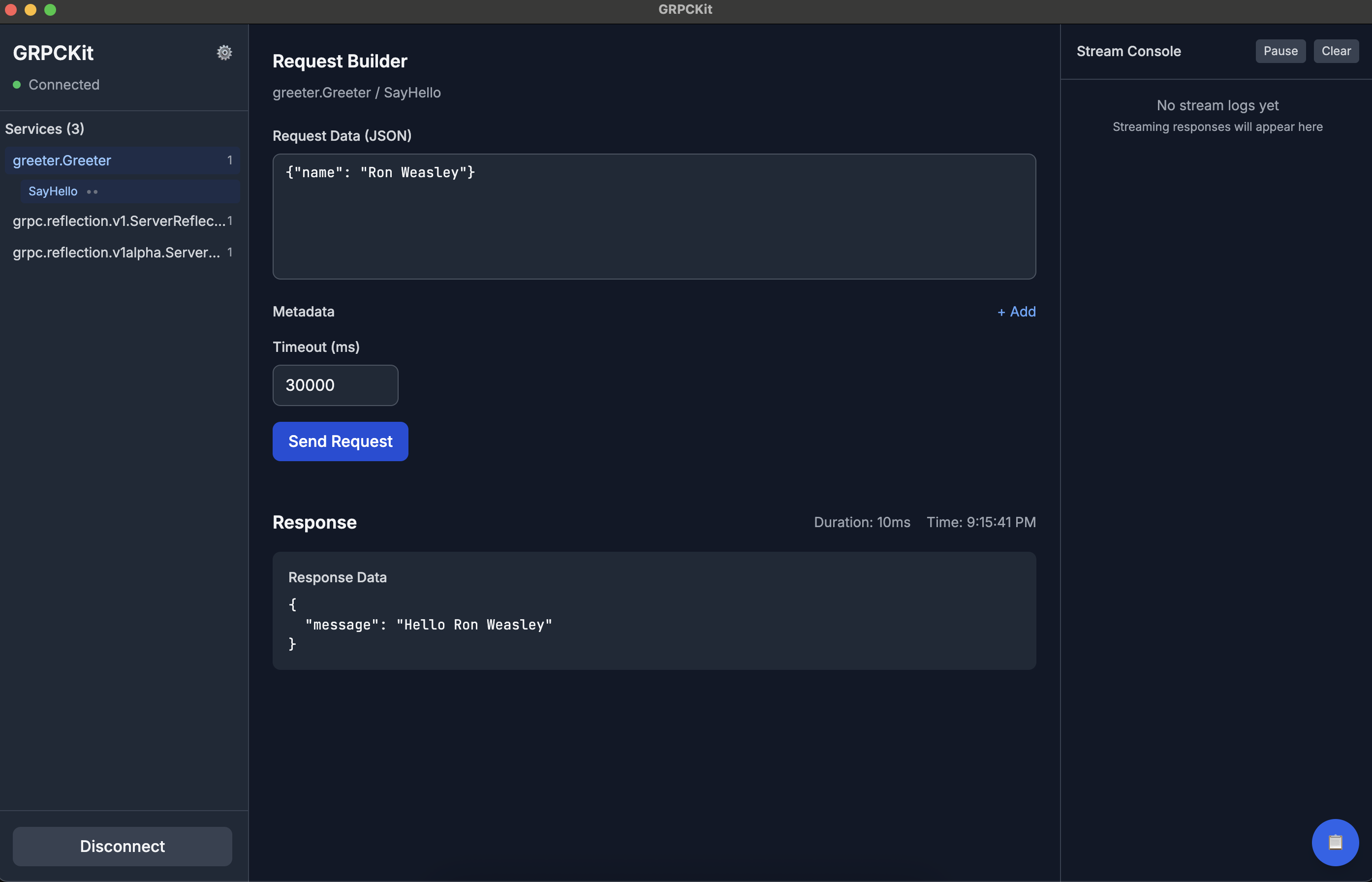 GRPCKit Interface